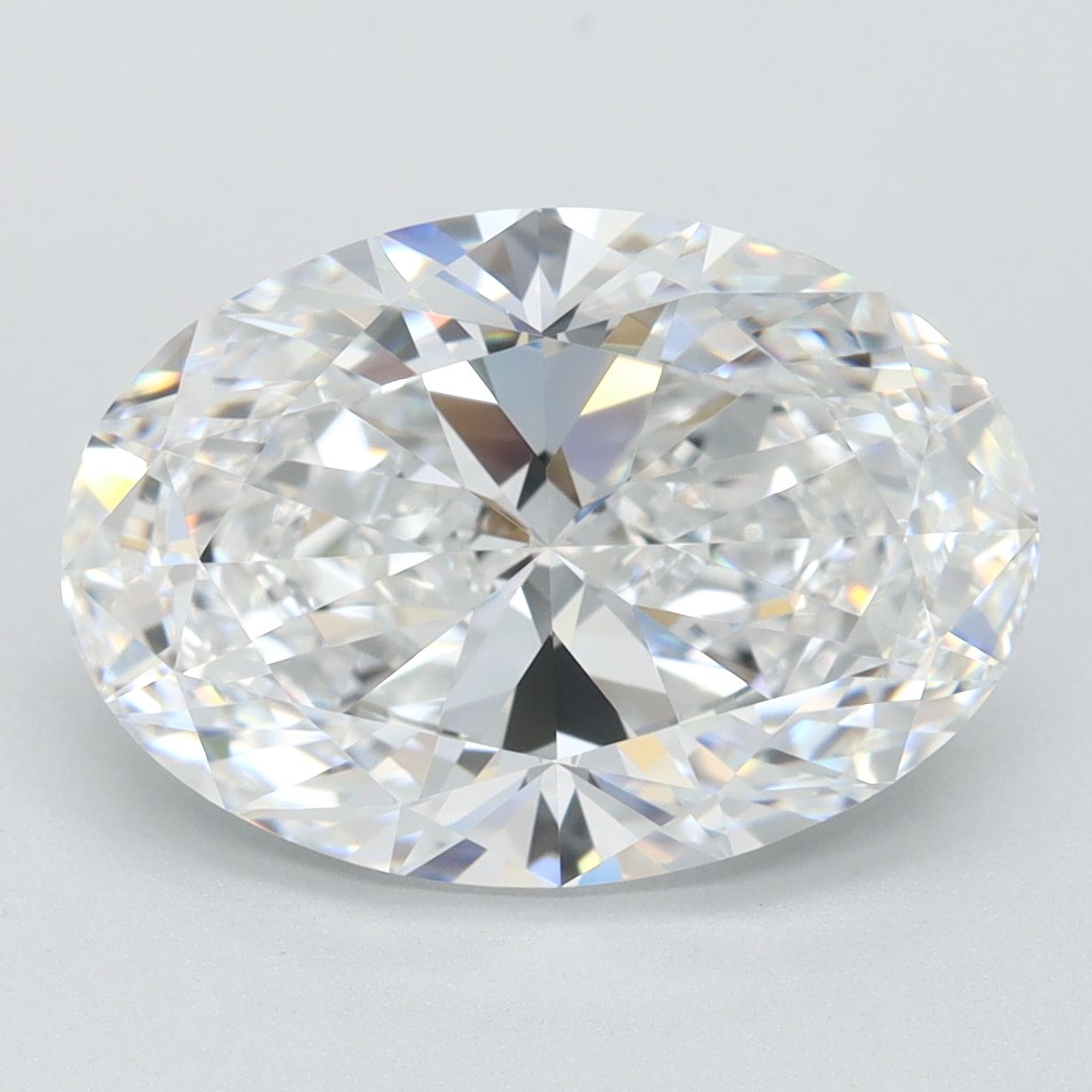 4.07 ct. oval Lab Grown Diamond front image