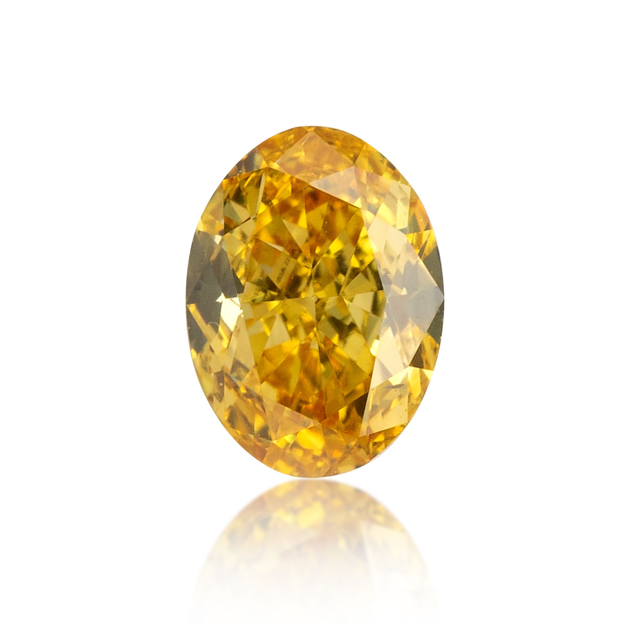 Diament 0.27 ct Fancy Vivid Orangey Yellow/SI1