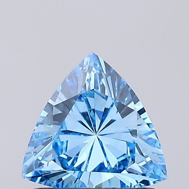 0.57 CT Fancy Vivid Blue TRIANGULAR