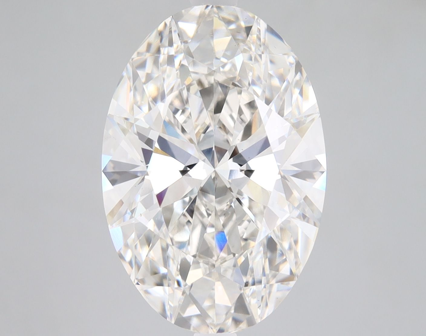 5.37 ct. oval Lab Grown Diamond front image