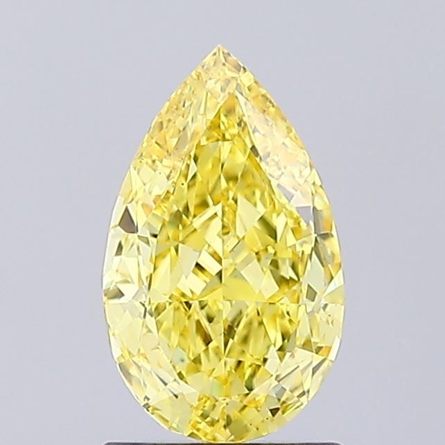 1.32 CT Fancy Vivid Yellow PEAR