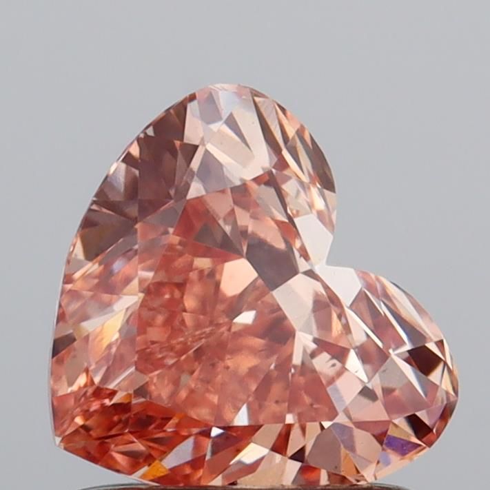 1.06 CT Fancy Brown HEART