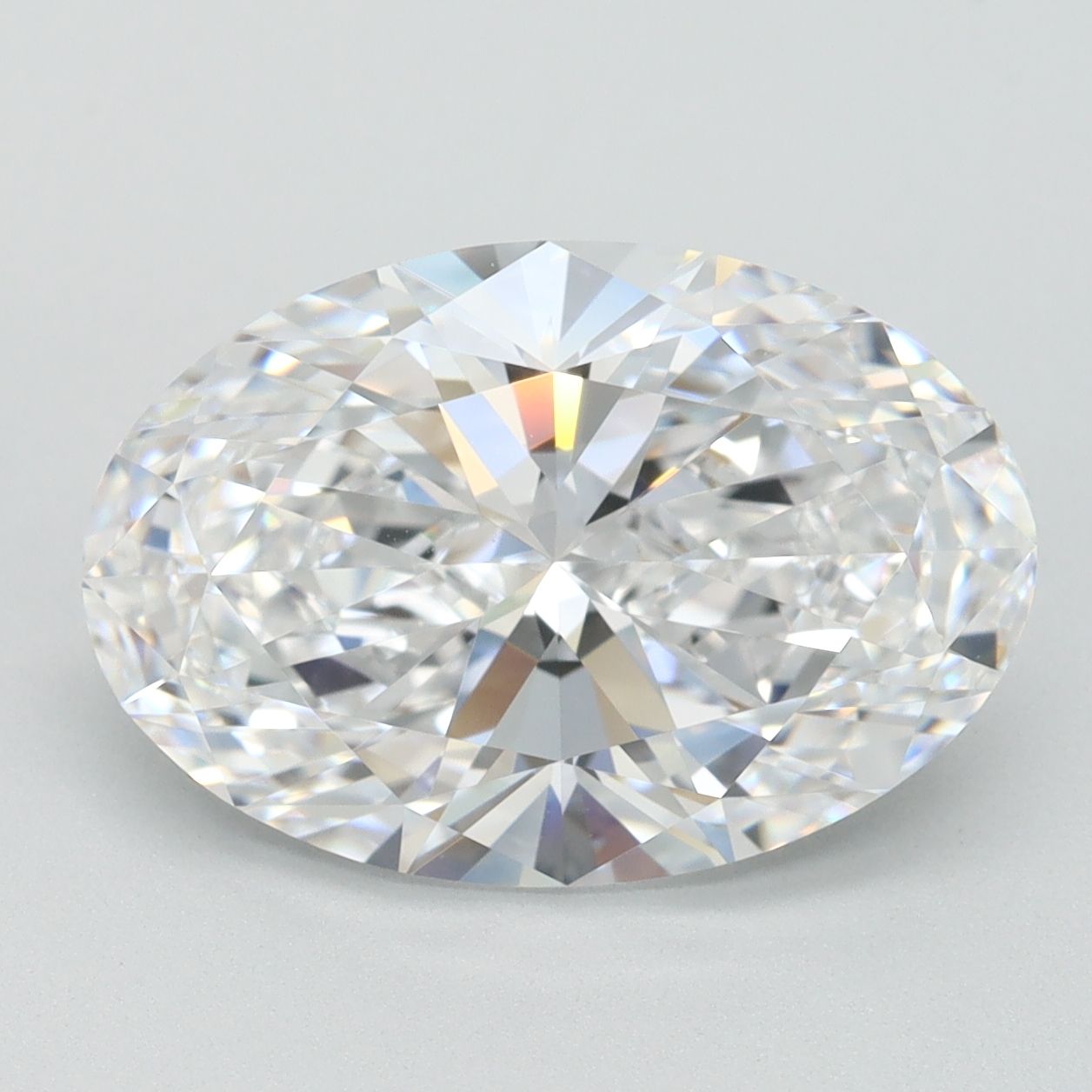 3.82 ct. oval Lab Grown Diamond front image