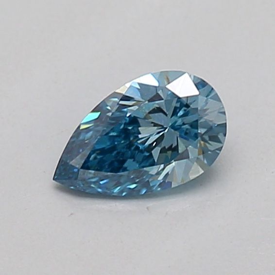0.19 CT Fancy Vivid Blue PEAR