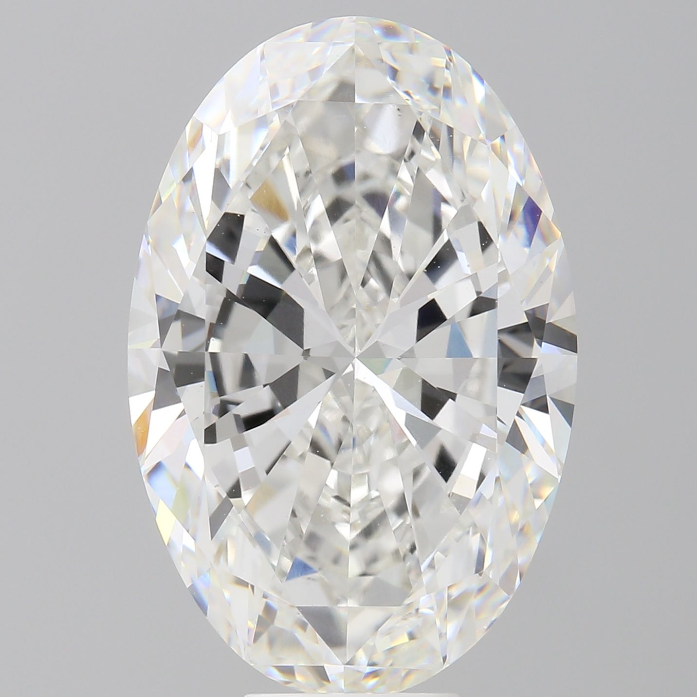 10.90 ct. oval Lab Grown Diamond front image