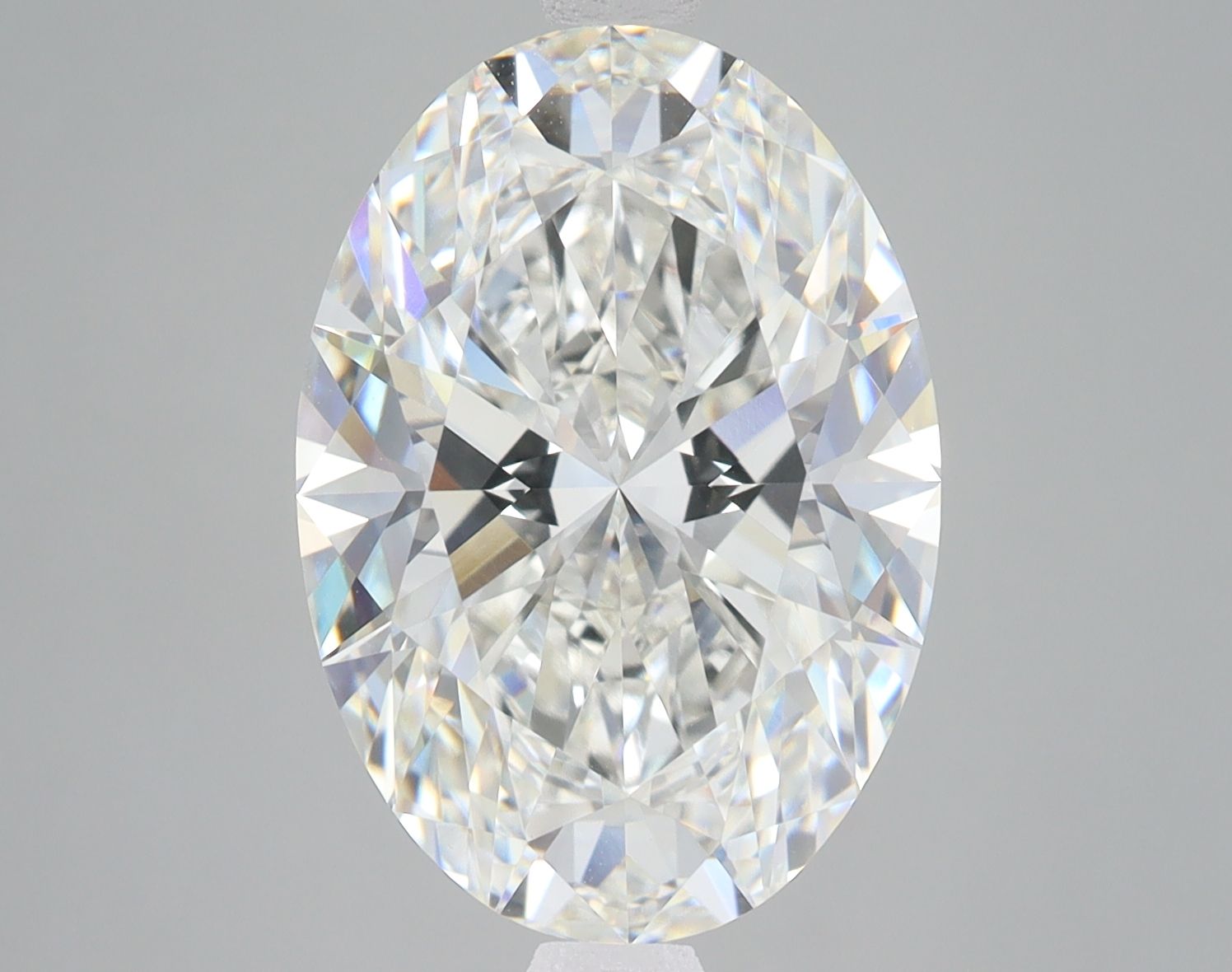 7.03 ct. oval Lab Grown Diamond front image