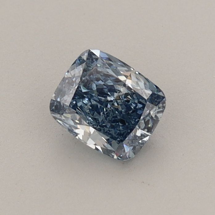 0.45 CT Fancy Vivid Blue CUSHION MODIFIED