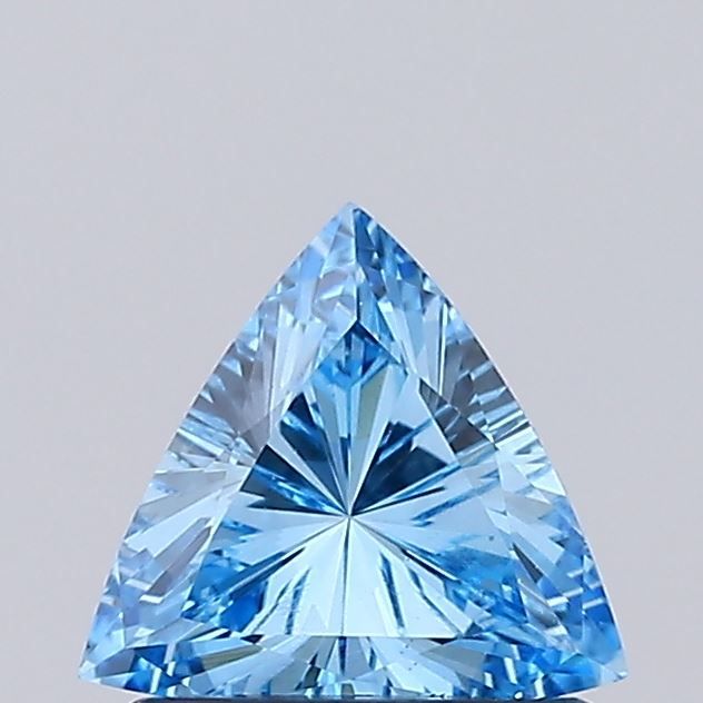 0.63 CT Fancy Vivid Blue TRIANGULAR