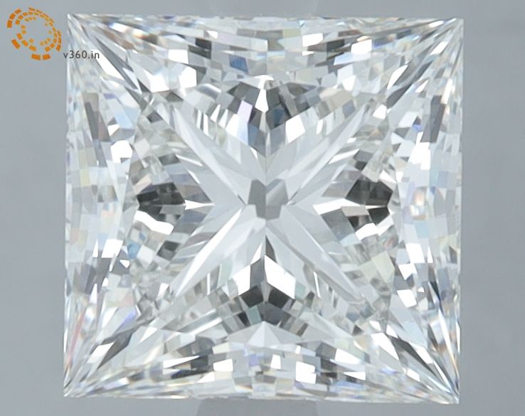 2.58 ct. princess Lab Grown Diamond front image