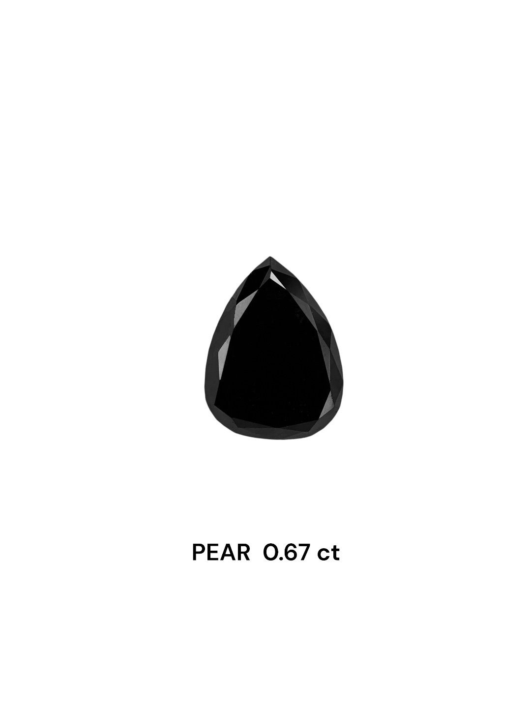 Diament 0.67 ct Fancy Black/VVS2