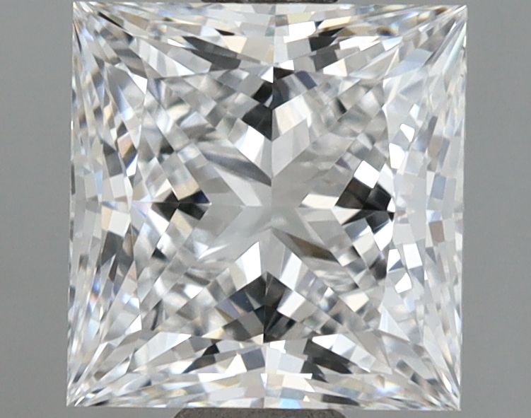 Diamant Princesse 1.58 ct - Couleur D - Pureté VVS2