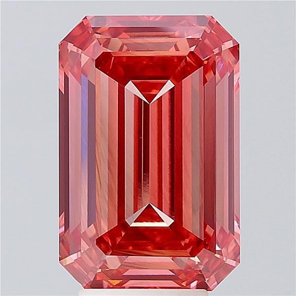 6.23 ct. emerald Lab Grown Diamond front image