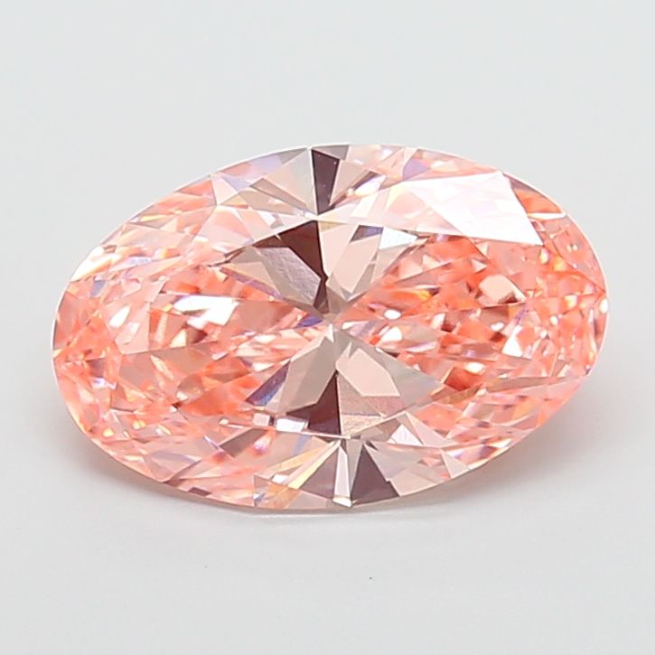 5.00 ct. oval Lab Grown Diamond front image