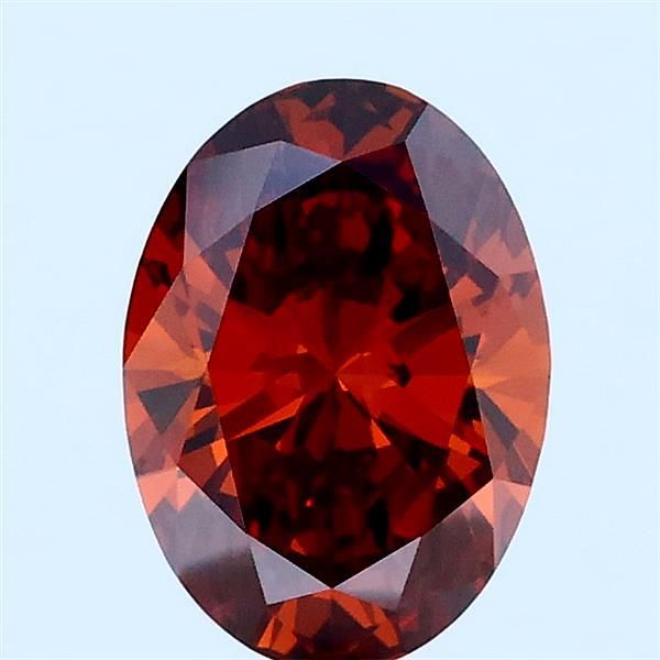 1.0 CT Fancy Deep Orange OVAL