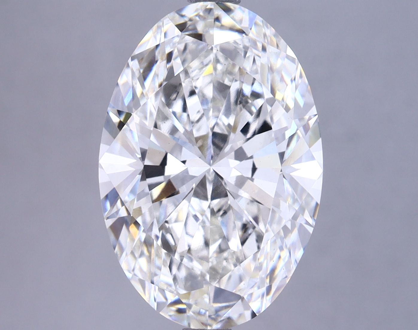 5.82 ct. oval Lab Grown Diamond front image