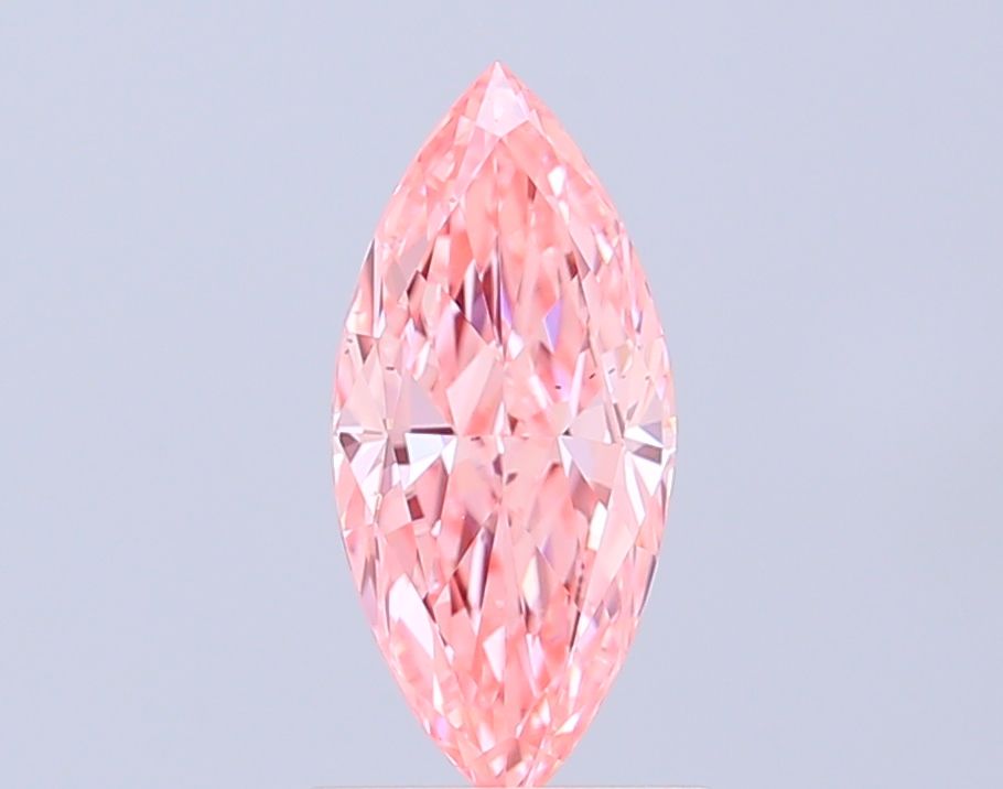 0.9 CT Fancy Vivid Pink MARQUISE