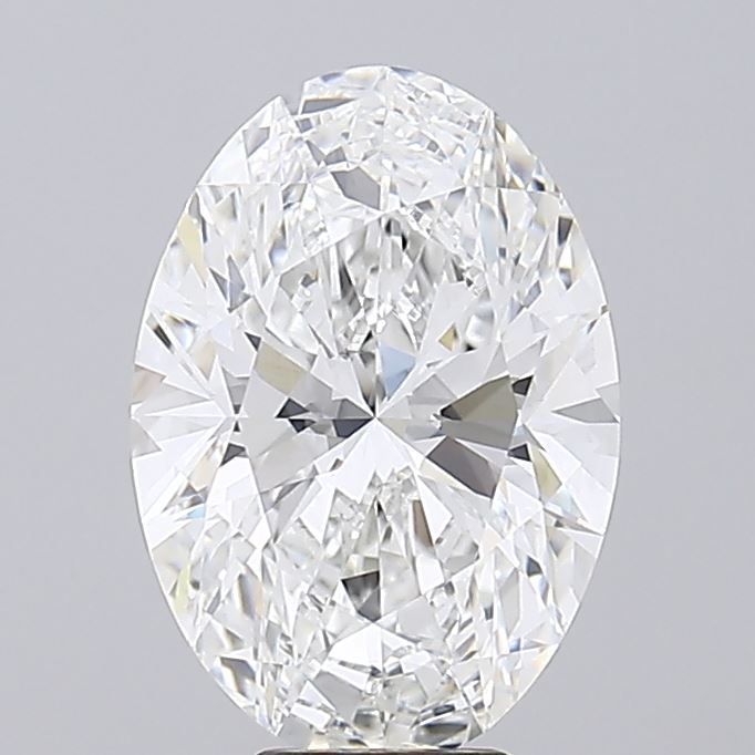 6.09 ct. oval Lab Grown Diamond front image