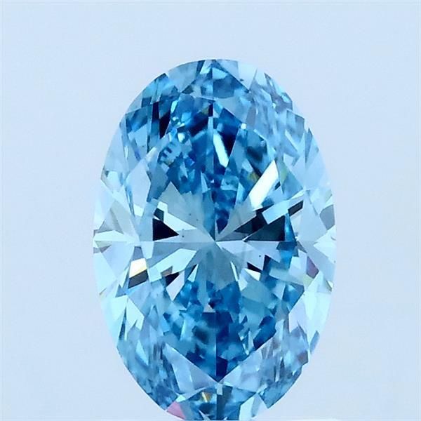 1.0 CT Fancy Vivid Blue OVAL
