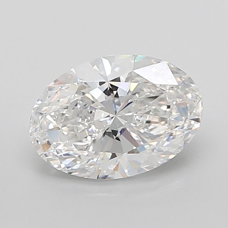 6.08 ct. oval Lab Grown Diamond front image