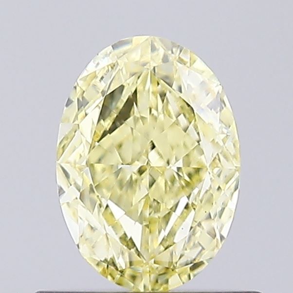 0.54 CT Fancy Yellow OVAL