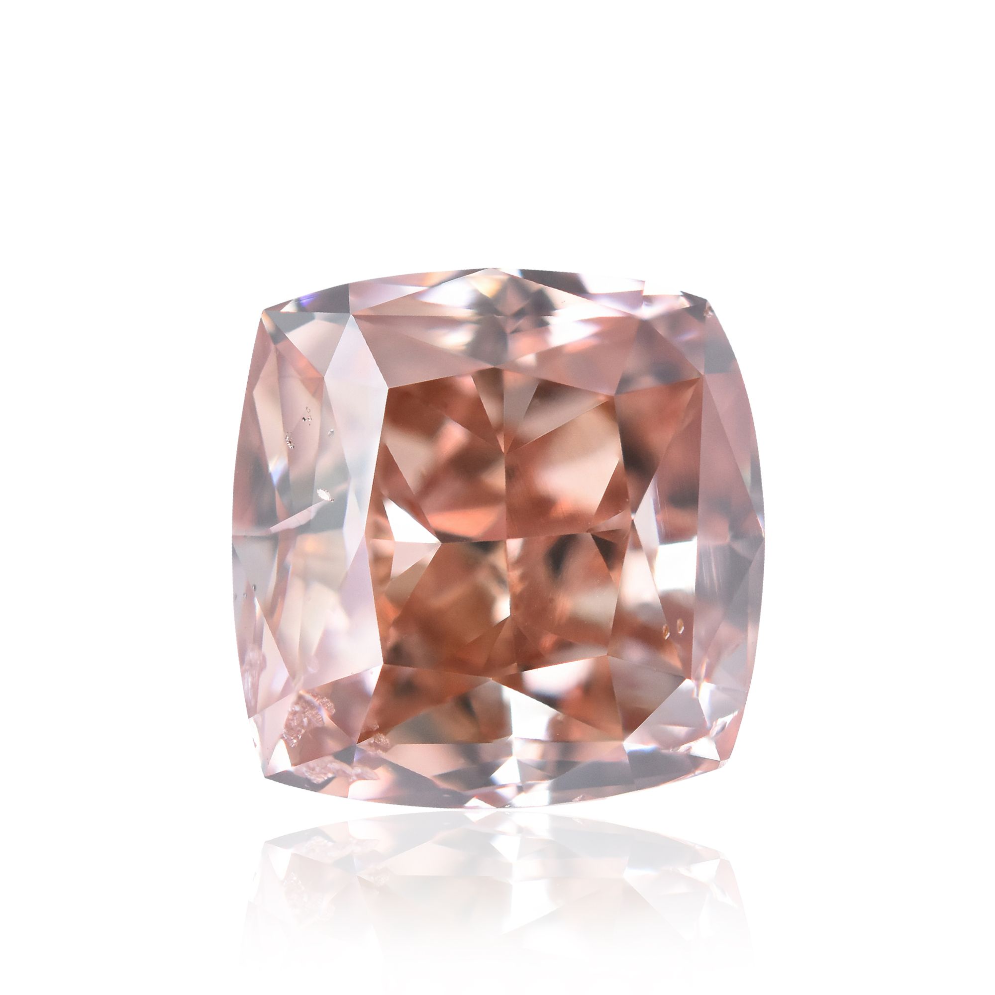 Diament 2.0 ct Fancy Deep Brownish Orangey Pink/SI1