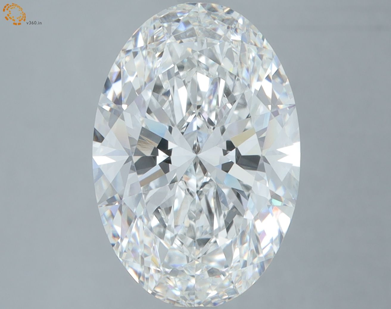 5.05 ct. oval Lab Grown Diamond front image