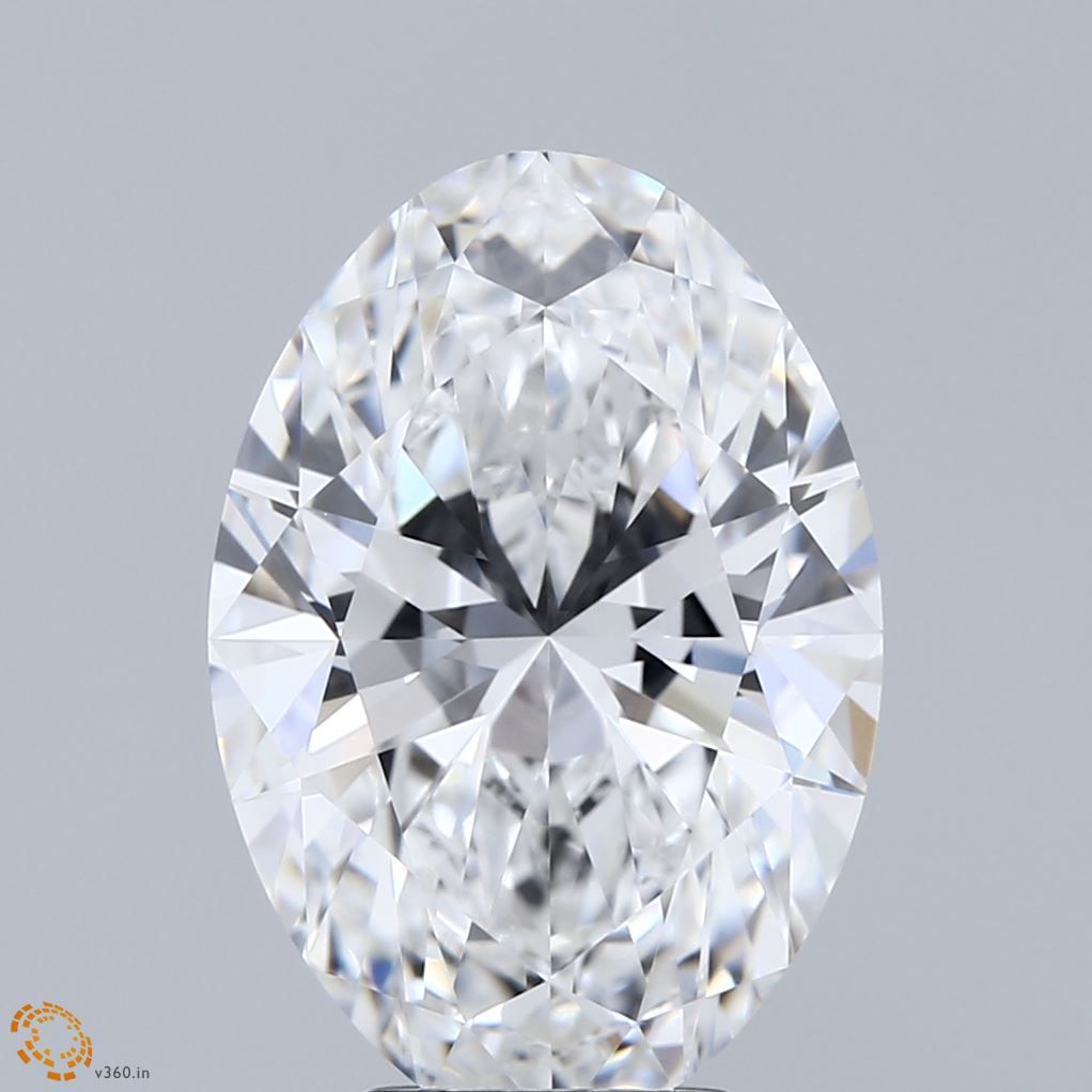 6.09 ct. oval Lab Grown Diamond front image