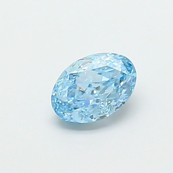 1.01 CT Fancy Vivid Blue OVAL