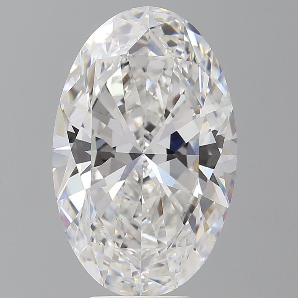 8.09 ct. oval Lab Grown Diamond front image