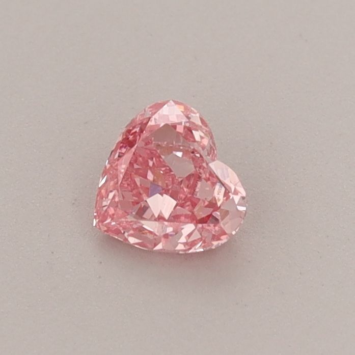 0.28 CT Fancy Vivid Pink HEART
