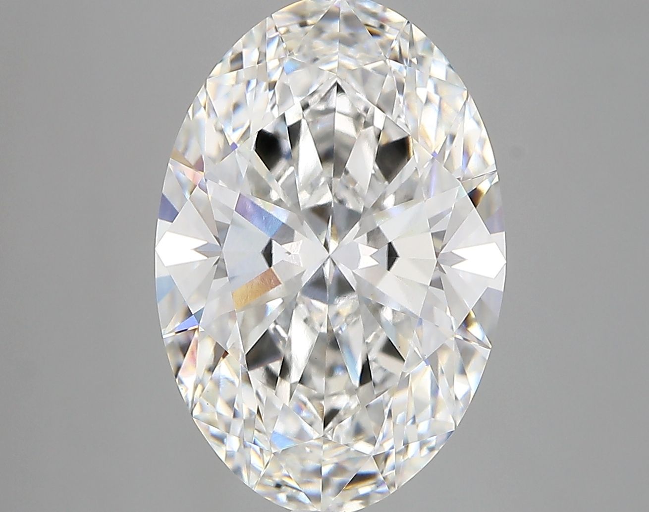 5.42 ct. oval Lab Grown Diamond front image