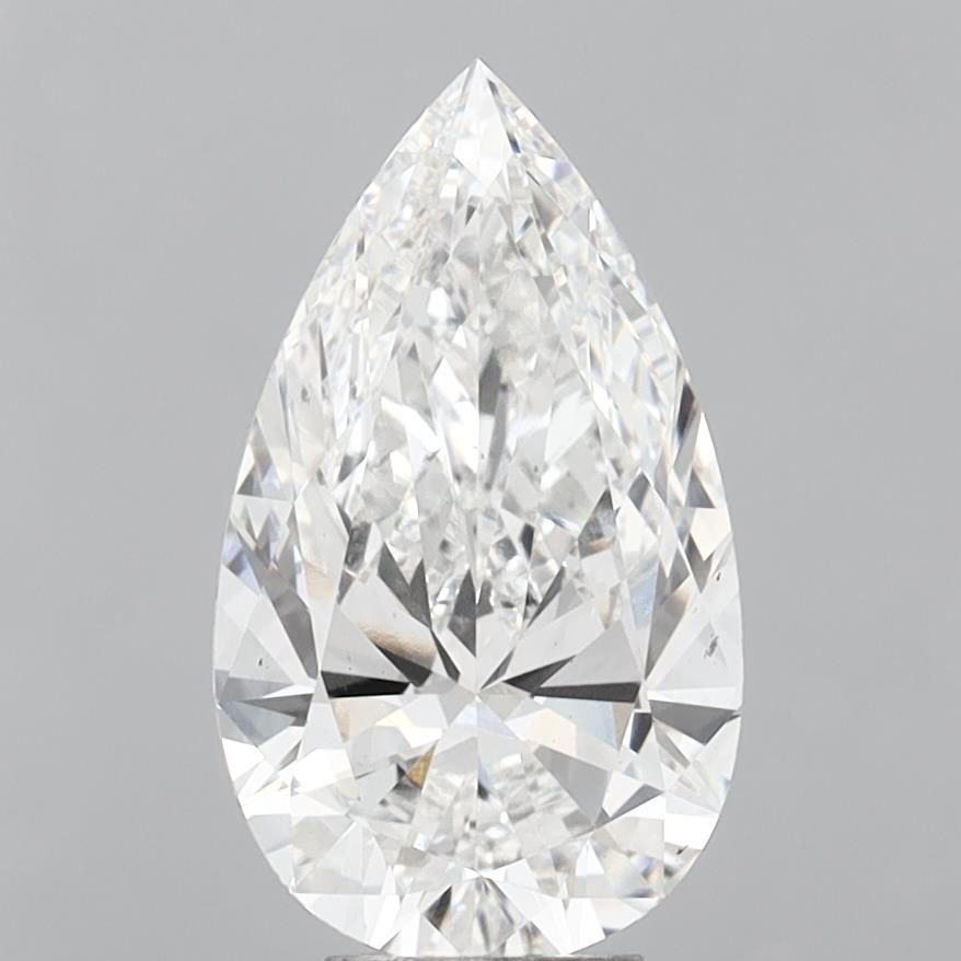 6.10 ct. pear Lab Grown Diamond front image