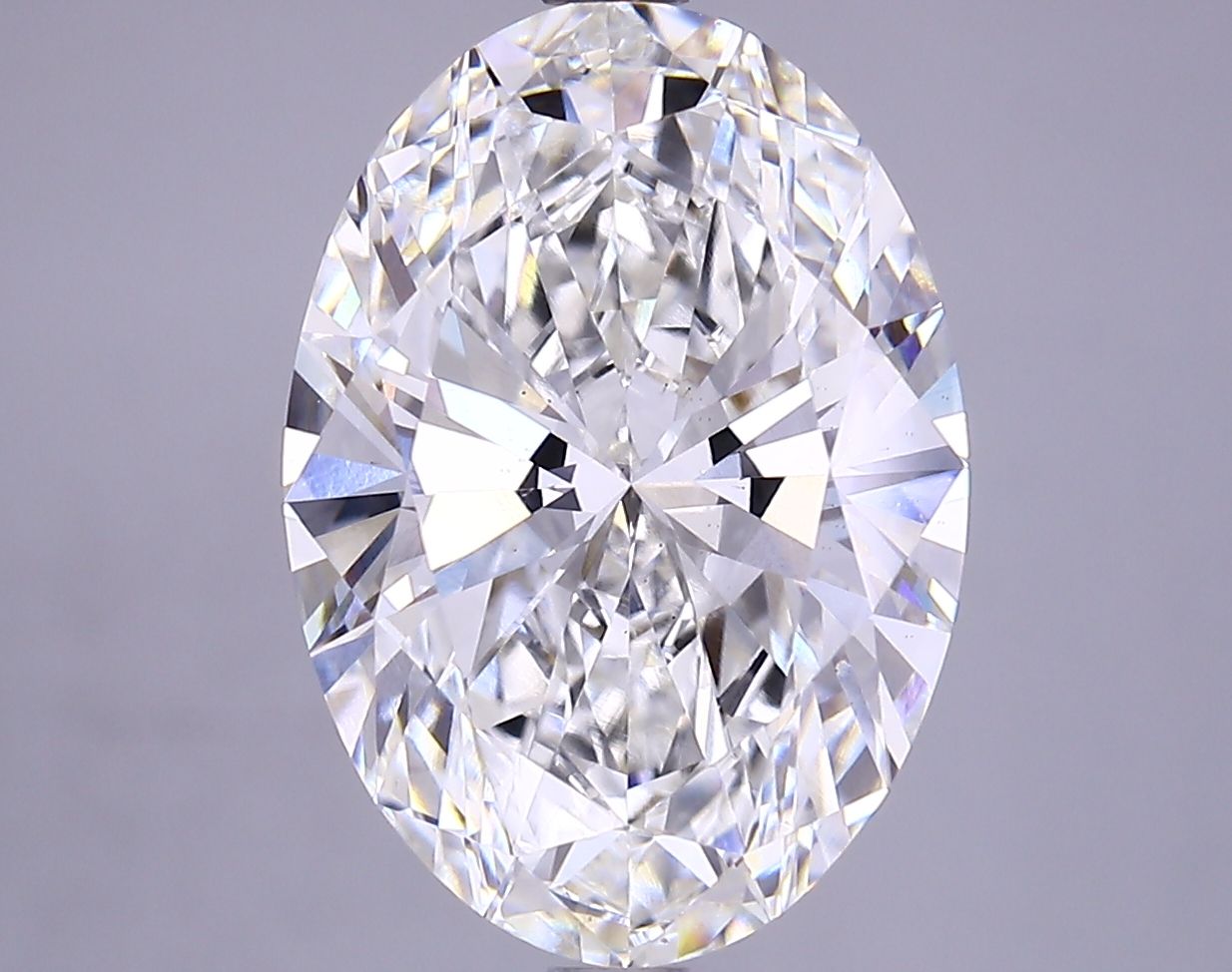 5.09 ct. oval Lab Grown Diamond front image
