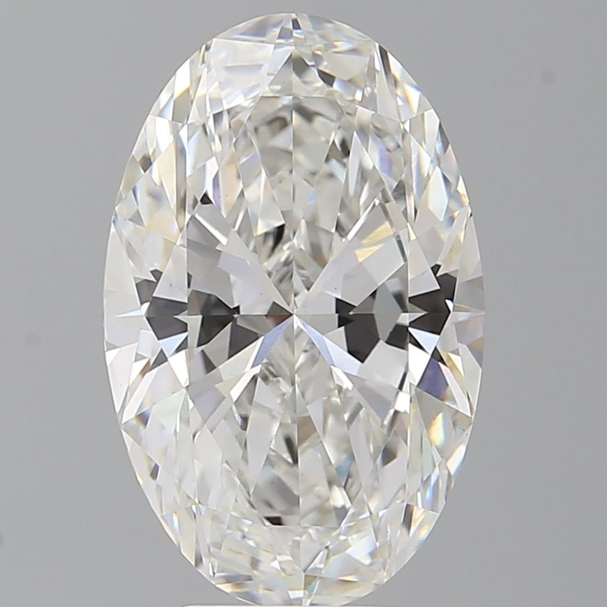 5.58 ct. oval Lab Grown Diamond front image
