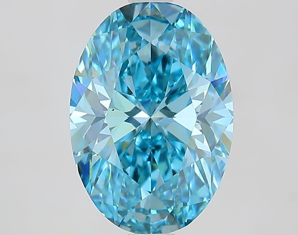 3.01 ct. oval Lab Grown Diamond front image