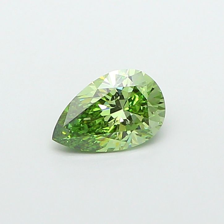 1.0 CT Fancy Vivid Green PEAR