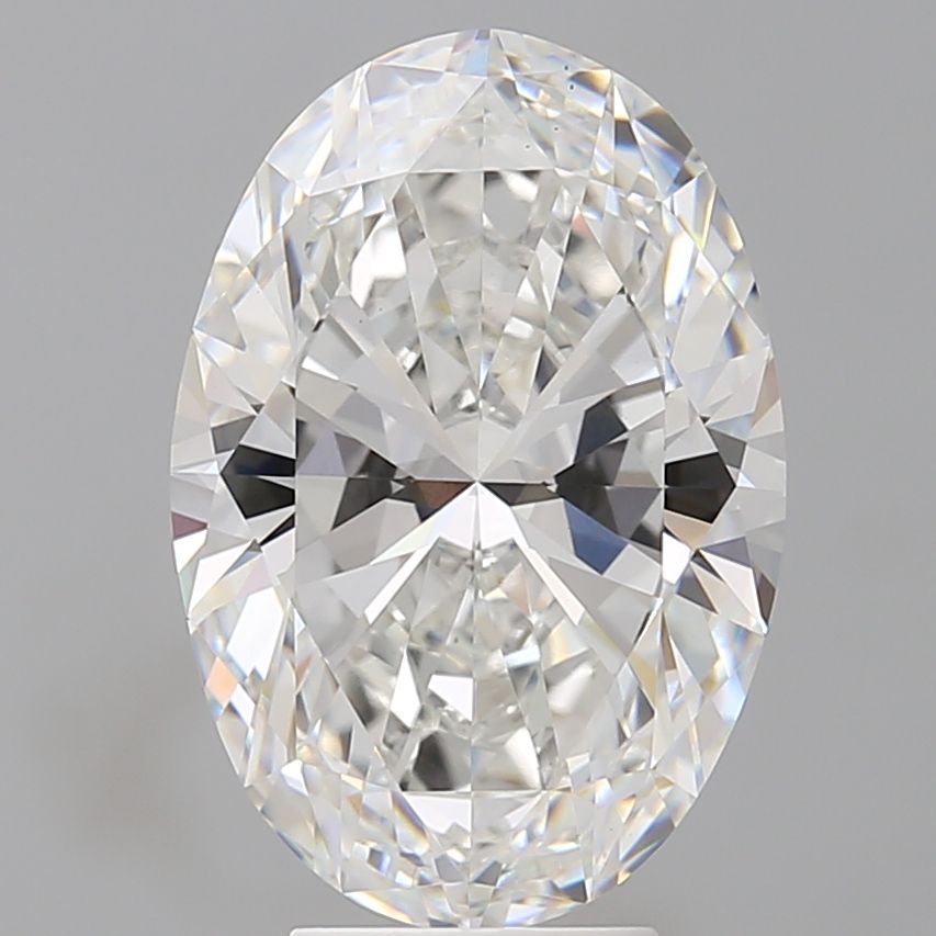 5.60 ct. oval Lab Grown Diamond front image