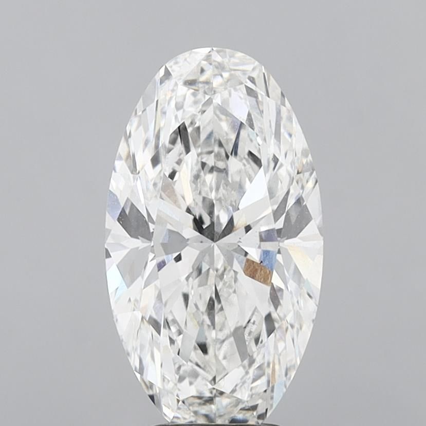 5.09 ct. oval Lab Grown Diamond front image