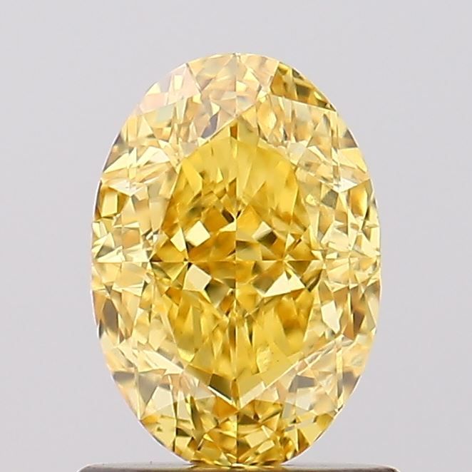 1.15 CT Fancy Vivid Yellow OVAL
