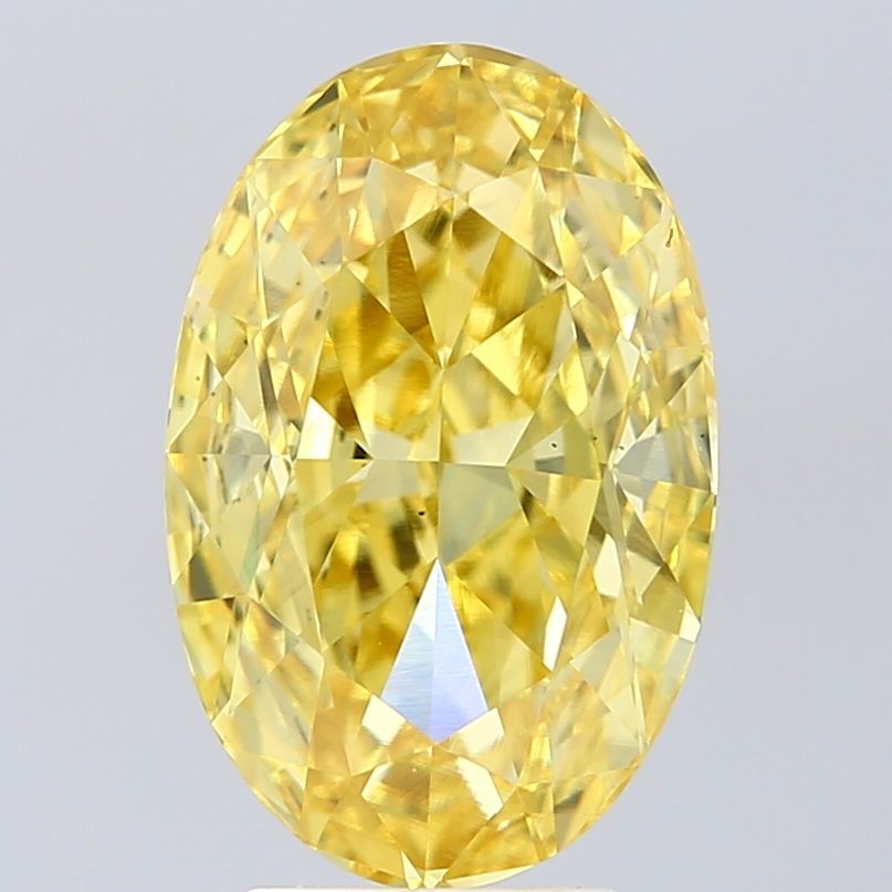 5.05 ct. oval Lab Grown Diamond front image