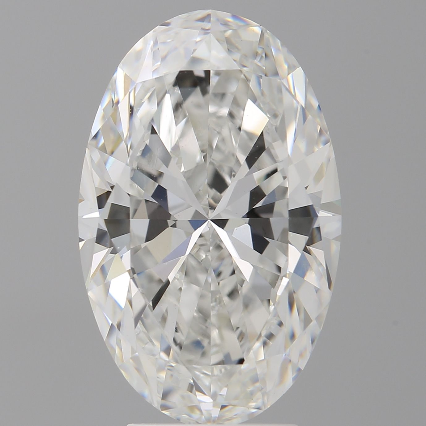 5.06 ct. oval Lab Grown Diamond front image