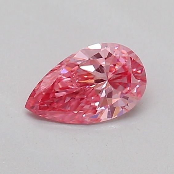 0.19 CT Fancy Vivid Pink PEAR