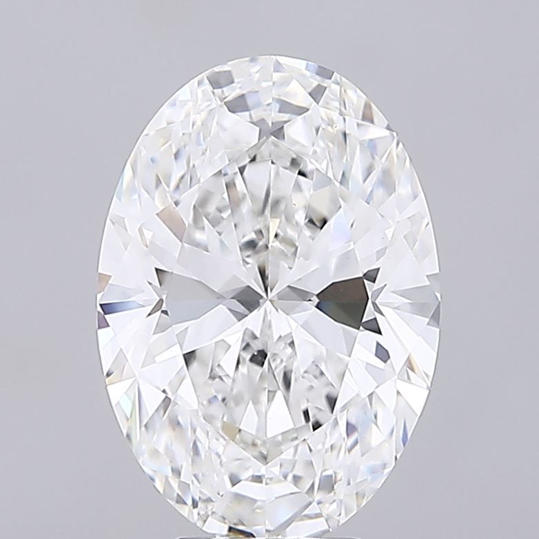 5.54 ct. oval Lab Grown Diamond front image