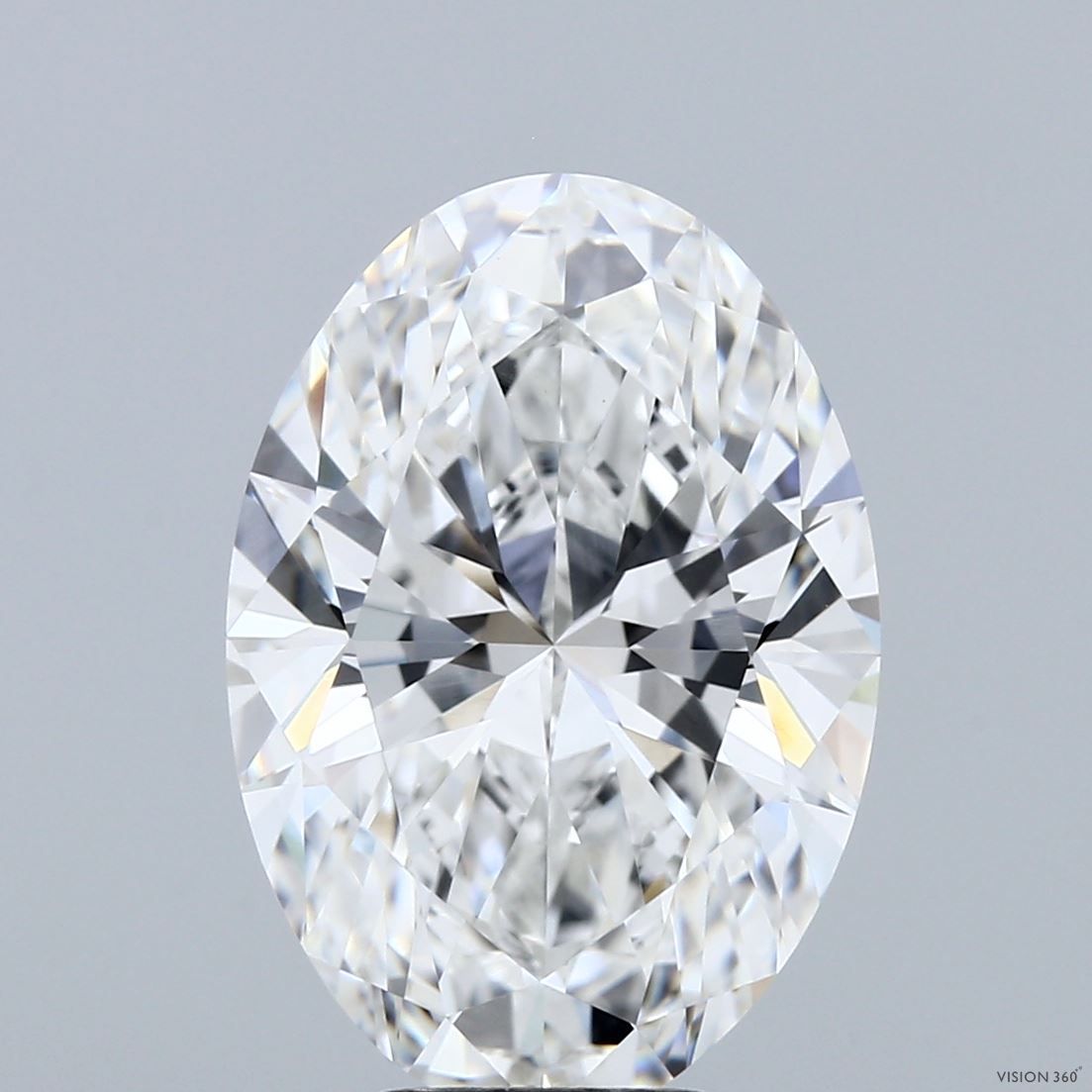 6.04 ct. oval Lab Grown Diamond front image