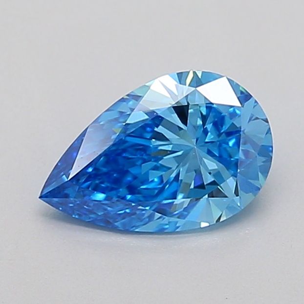 0.8 CT Fancy Vivid Blue PEAR