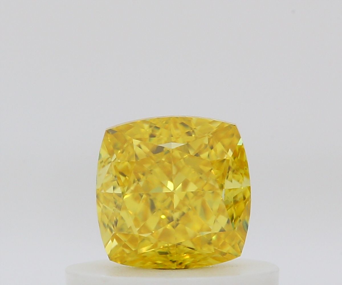 Diament 0.54 ct Fancy Vivid Yellow/VS1