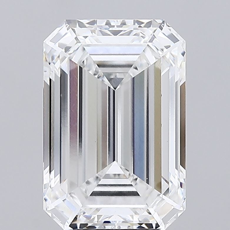 6.07 ct. emerald Lab Grown Diamond front image