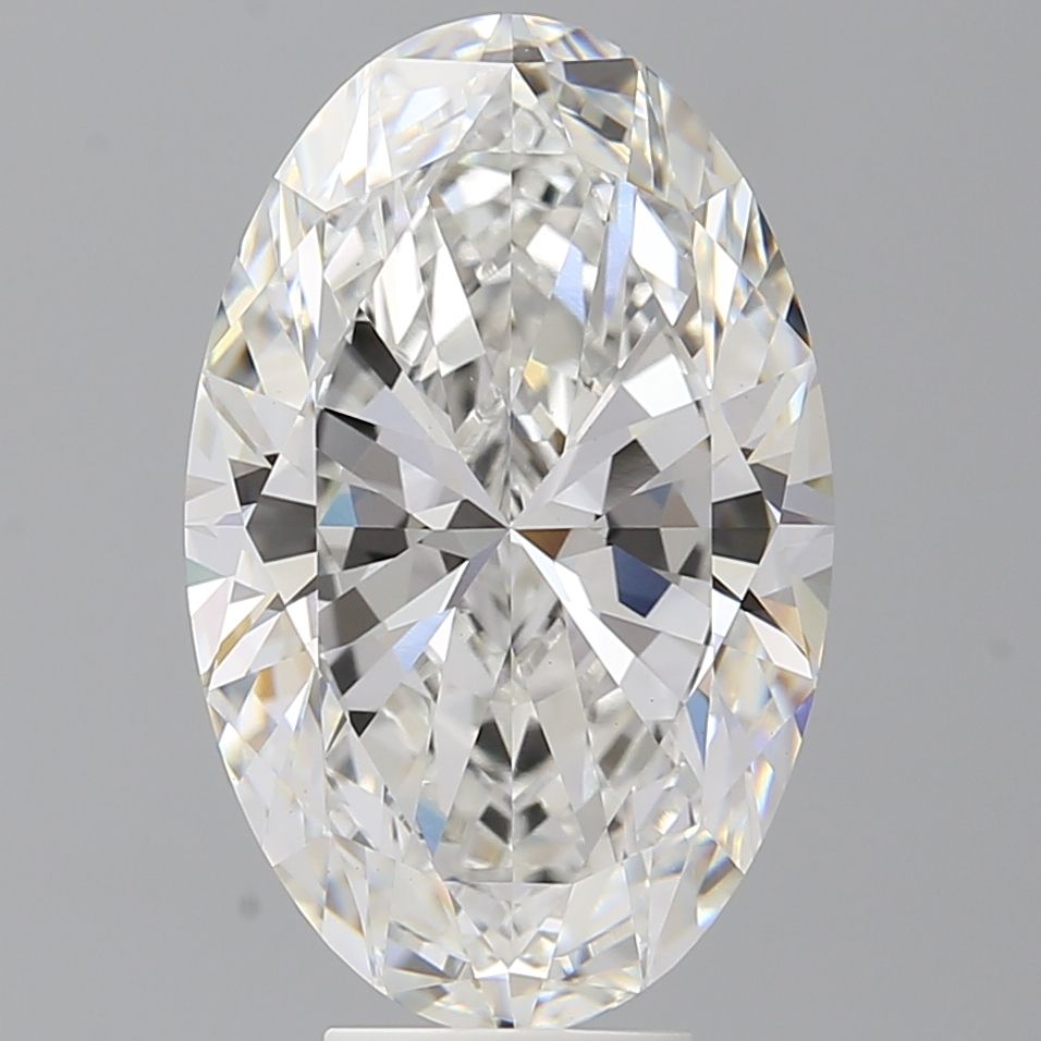 7.05 ct. oval Lab Grown Diamond front image