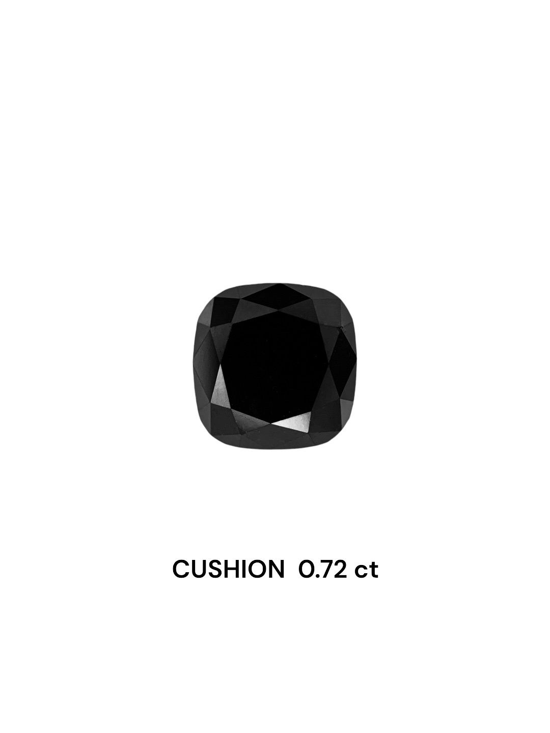 Diament 0.72 ct Fancy Black/VVS2