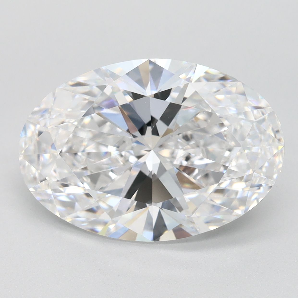 3.88 ct. oval Lab Grown Diamond front image